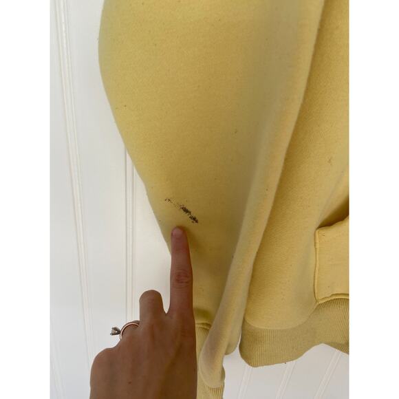 Drew House Sweatshirt Medium Yellow Mascot Hoodie, 90's y2k - Picture 2 of 6